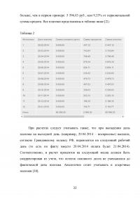 Способы начисления процентов по предоставленным кредитам Образец 26000