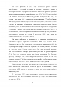 Развитие системы страхования автотранспортных средств Образец 31527