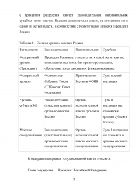 Органы управления национальной экономикой. Классификация органов управления России по ветвям власти, по территориальному принципу Образец 37430