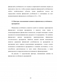 Факторный анализ финансовой устойчивости и установление границ собственного капитала организации Образец 38294