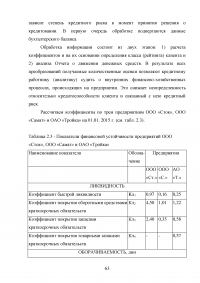 Совершенствование кредитования юридических лиц в Сбербанке Образец 44966