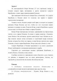 Гражданское право, 2 задачи: Ответственность за вред, причиненный несовершеннолетним; Требования банка о солидарном взыскании. Образец 52245