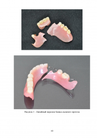 Особенности проведения починок съёмных протезов в современных технологических условиях Образец 53388