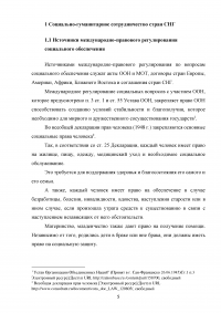 Сотрудничество стран СНГ в социальном обеспечении Образец 61967