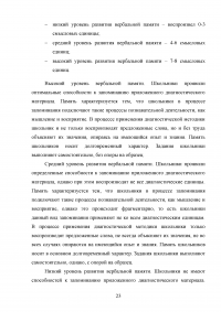 Вербальная память детей школьного возраста с задержкой психического развития Образец 67429