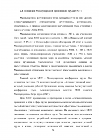 Международные стандарты в сфере труда Образец 6536