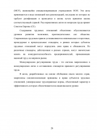 Международные стандарты в сфере труда Образец 6540