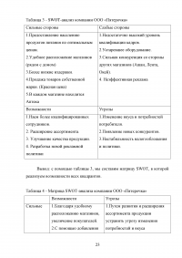 Разработка стратегии маркетинга организации на примере ООО «Пятерочка » Образец 73189