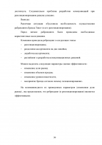 Ребрендинг: проблематика репозиционирования при разработке коммуникационных решений Образец 76050