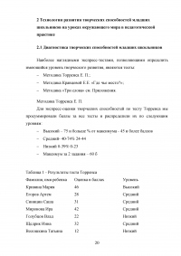 Развитие творческих способностей младших школьников на уроках окружающего мира Образец 79364