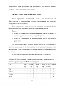 Дидактическая игра как средство формирования представлений о величине у детей младшего дошкольного возраста Образец 80383