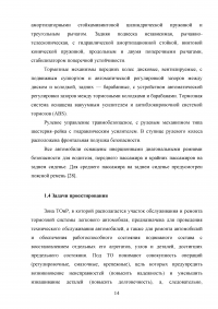 Расчет и организация зоны технического обслуживания и ремонта (ТО и ТР) тормозной системы легкового автомобиля в автотранспортном предприятии (АТП) / Hyundai Accent Образец 88369