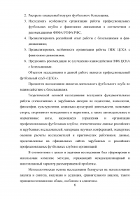 Разработка программы работы с болельщиками профессионального футбольного клуба ЦСКА Образец 8080