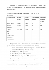 Банковская система Дании Образец 90761