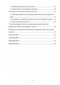 Организация работы грузовой станции Образец 95986