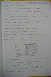 Аналитическая подготовка для выноса на местность проекта сооружения Образец 11048