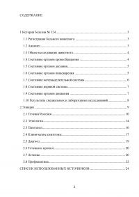 Катаральный ринит у собаки / История болезни Образец 107661