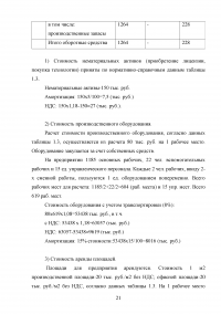 Экономическое обоснование создания производственного предприятия по производству трансформаторов - ООО «Арайт Образец 114518