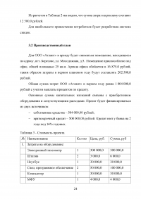 Бизнес-планирование на предприятии  / на примере геодезической фирмы ООО Атлант Образец 115318