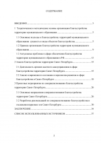 Оценка эффективности деятельности органов государственной и муниципальной власти на примере Санкт-Петербурга Образец 118921