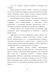 Мерчандайзинг предприятия торговли: пути совершенствования / на примере торговой сети «Магнит» (ЗАО «Тандер») Образец 119978