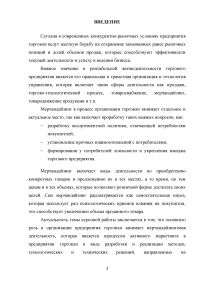 Мерчандайзинг предприятия торговли: пути совершенствования / на примере торговой сети «Магнит» (ЗАО «Тандер») Образец 119957