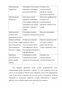 Разработка комплекса мероприятий по организации системотехнического, технического обслуживания и ремонта лазерных принтеров Образец 121534