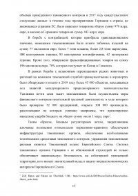 Анализ зарубежного опыта таможенного администрирования / на примере Германии Образец 124591