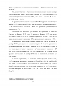 Молодежная занятость и безработица - межстрановые сопоставления Образец 11904