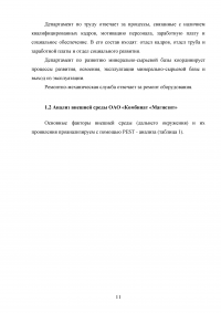 Экономическое обоснование плана развития предприятия ОАО «Комбинат «Магнезит» Образец 127216