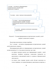 Методические основы формирования алгоритмических умений у детей дошкольного возраста в различных видах деятельности Образец 128294