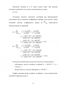 Динамическое исследование привода машины и виброизоляция машины на упругом основании Образец 129178