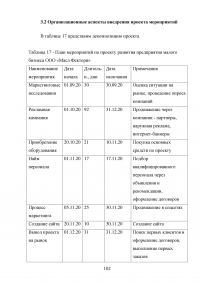 Особенности реализации проекта в малом бизнесе Образец 131347