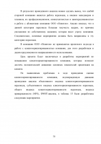 Управление клиентоориентированностью в организации Образец 132222