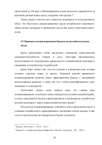 Сегментация и позиционирование товара на рынке обуви Образец 134374