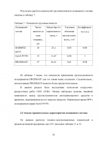 Совершенствование организации автомобильных перевозок грузов Образец 13959